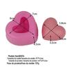 Bh014 Molde de Silicone para Sabonete em Formato de Coração Molde Decorativo Presente de Dia dos Namorados para Decoração de Casamento
