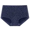 Nova Roupa Íntima Feminina de Algodão Puro de Cintura Alta Pequena Boxer Pequena Floral Algodão Puro no Gancho Amigável à Pele e Confortável Calcinhas para Meninas para Mulheres