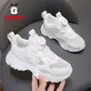 Zapatillas Blancas Infantiles Bobdog Estilo Nuevo Primavera Zapatos para Niños Estudiantes de Primaria Niñas Zapatos Blancos Pequeños Zapatos de Correr con Botón Giratorio