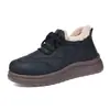 Zapatos de Algodón Zapatos de Mujer 2026 Invierno Transfronterizo Nuevo Estilo Aterciopelados Engrosados Botas de Algodón para Madre Versátiles Cómodos Versátiles con Cordones Botas de Nieve