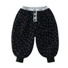 Calça de Moletom Estilosa com Forro de Lã para Meninas para Outono e Inverno, Calça Esportiva Quente Infantil, Calça Casual Grossa de Inverno para Bebês Meninas