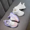Sapatos Infantis de Primavera, Tênis de Malha Respirável, Sapatos de Malha Versáteis Finos com Solado Macio, Sapatos de Pai Antiderrapantes, Sapatos de Menina