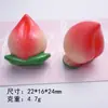 Fresa Realista 3D DIY Funda para Teléfono Pasador Decoración para Zapatos Colgante Adorno de Escena Creativa Piezas de Resina Lindas Venta al por Mayor
