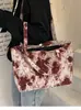 Bolsa Feminina Simples Atacado Transfronteiriço, Bolsa Feminina Transversal, Bolsa Tote de Grande Capacidade Pintada em Cores Contrastantes, Bolsa de Trabalho Moderna e Versátil