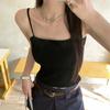 Foto Real # Camisola de Mujer 2025 Nuevo Verano Espalda Hermosa Deseo Puro Dulce y Picante Uso Único Adelgazante Top Corto