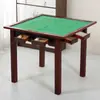 Mesa de Mahjong de Madeira Maciça para Uso Doméstico Venda por Atacado Mesa de Xadrez e Cartas Mahjong Esfregada à Mão Mahjong Manual Mesa de Xadrez e Cartas de Dormitório de Uso Duplo Mesa de Jantar Mesa de Mahjong