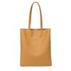 Bolsa de Ombro Feminina 2026 Novo Modelo Bolsa Feminina de Couro Genuíno Simples Versátil Bolsa Saco Grande Capacidade Bolsa Tote Prática