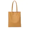 Bolsa Feminina de Couro Genuíno 2026 Novo Modelo Grande Capacidade Bolsa Tote Prática Simples Versátil Bolsa de Ombro Bolsa Saco para Comutador de Negócios
