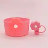 Cubierta Popular Transfronteriza de Silicona para Taza Térmica Tapa Inferior de Silicona para Vaso de Agua Stanley Cubierta Protectora de Silicona con Lazo Venta al por mayor en stock