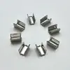 Aço Inoxidável 9*16 Clipe de Fixação Dentado para Fita de Tecido Acessórios Lisos para Corda de Fita Material DIY Feito à Mão Clipe de Fixação de Fita de Tecido