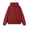 2026 Nuevo Modelo Sudadera Pesada de 400g con Doble Capucha Unisex Sin Cordones Hombros Caídos Corte Holgado Versátil Manga Larga Top Chaqueta