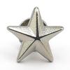 Remache de estrella de cinco puntas convexo de aleación estrella de metal estrella de cinco puntas remache decorativo para ropa cinturón equipaje accesorios