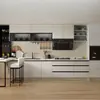 Gabinetes Domésticos de Acero Inoxidable para Interiores, Gabinetes de Almacenamiento para Cocina, Resistentes a la Humedad y al Moho, Fabricados en Fábrica Personalizables