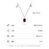 Collar Transfronterizo Caliente S925 Plata Esterlina Zirconia Brillante Moda para Mujer Elegante Sentido del Diseño Nicho Cadena Clavícula Aries