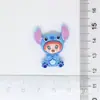 Nuevo Parche de Resina de Dibujos Animados Anime Stitch Hecho a Mano DIY para Funda de Teléfono Llavero Parche Materiales