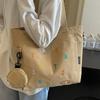 Bolsa de Lona de Gran Capacidad para Mujer 2026 Nueva Bolsa Tote para Viajes Diarios para Mujer Ins Estudiante Universitaria Bolso de Hombro para Clase