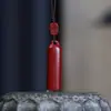 Cadena para Teléfono Móvil de Arena Púrpura y Oro de Gama Alta Llavero Largo de Cinabrio Colgante Exquisito de Unidad USB Regalo Venta al por Mayor
