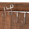 Fabricante de Gancho en S de Acero Inoxidable Listo para Usar Armario Zapatero Fuerte Soporte de Carga Sin Perforaciones Cocina Dormitorio Puerta Colgante