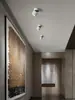 Foco LED Downlight de ángulo ajustable, montaje superficial, plegable, sin agujeros, lámpara de barril, lámpara de techo para pared de fondo de sala de estar, pasillo