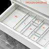 Caja de almacenamiento de cosméticos transfronteriza con cajón incorporado, organizador de escritorio, artículos diversos de oficina