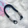 Cuerda para teléfono móvil nueva diy tejida cuerda de muñeca anti-pérdida cadena para teléfono móvil cámara ccd color colgante cordón para teléfono móvil funda para teléfono móvil