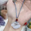 Pingente de Cabacinha Pedra Olho de Gato para Riqueza e Prosperidade, Pequeno Pingente DIY, Pulseira, Colar, Acessórios de Joias Atacado