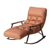 Mecedora de balcón para adultos, adecuada para dormir, uso en casa para tomar el sol, doble propósito para sentarse y dormir, sillón reclinable perezoso, sillón sofá individual