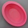 Limpiador de Brochas de Maquillaje Silicona Plegable Tazón de Lavado Borla de Polvo Huevo de Belleza Almohadilla Exfoliante de Limpieza Herramienta de Belleza Portátil