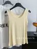 Chaleco de Seda de Morera y Lana Modal 2026 para Mujer, Camisola de Verano con Cuello en U, Top Delgado como Capa Base, Color Sólido
