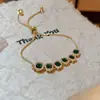 Pulsera Rectangular Europea y Americana Transfronteriza Incrustada con Circonitas, Moderna y Versátil, Adecuada para el Trabajo Diario, con un Diseño de Nicho Elegante y Exquisito, Pulsera de Gama Alta