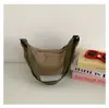 Bolso de Nylon de Color Sólido para Empanadillas para Mujer 2026 Nuevo de Moda Versátil Bolso Cruzado Ligero de Lona Simple de Moda