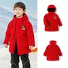 Balabala Roupa Infantil Jaqueta de Penas Infantil Meninos Nova Roupa de Inverno Jaqueta Grossa Quente Confortável ao Ar Livre Tops Tendência