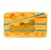 Moldes para cubitos de hielo creativos transfronterizos, lindos moldes para helado para niños, moldes artísticos de silicona para presionar palitos, moldes DIY fáciles de desmoldar
