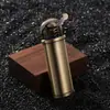 Encendedor de queroseno mini vintage en vivo impermeable para exteriores de metal para cigarrillos Regalos creativos al por mayor
