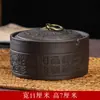 Cinzeiro de Areia Roxa WG6Q com Tampa Anti-Cinzas Médio Cerâmica Sala de Estar Escritório Extinção de Fumaça Acessórios Retro para Casa