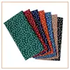 Tejido de seda coreana de alta calidad, estampado floral pequeño, adecuado para vestidos, faldas y cheongsams, un tejido de gasa fresco y delicado para mujer