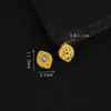 Anillo de Plata S925 Chapado en Oro Incrustado Flor de Girasol Luna Blanca Superficie Agujero Pasante Accesorios Moda DIY Nuevo Chinoiserie Accesorios de Flores Pequeñas