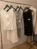 Blusa Plisada de Hombros Descubiertos Estilo Coreano Té Verde Limón 2026 Verano + Falda Larga Falda Midi Conjunto de Dos Piezas Mujer 10638