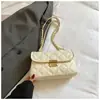 Bolso Elegante de Alta Apariencia para Viajes Diarios para Mujer 2026 Verano Nuevo Bolso de Hombro con Cadena Bolso Cruzado Pequeño Cuadrado de Color Sólido