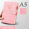 Caderno de Negócios Espesso Caderno com Cabeça de Veado Pele de Ovelha Alto Valor A5 Logotipo Personalizado Livro de Contas Manual Atacado Simples