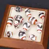 Ágata Natural Cuentas Dzi de Tres Ojos Negras y Blancas Diente de Tigre Cuentas Cilíndricas Collar Pulsera DIY Cuentas Espaciadoras Joyería Estilo Tíbet Accesorios Venta al por Mayor