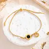 Pulseira Minimalista Estilo Coreano com Números Romanos em Camadas para Mulheres, Design de Nicho, Joia Personalizada para Puxar para Estudantes