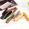 Venta Directa de Fábrica de Palo de Masaje de Jade Cristal Natural de 110 mm, Pluma de Acupuntura, Herramienta de Masaje para Relajación Muscular, Cuarzo Rosa Natural Universal