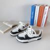 Otoño 2023 malla transpirable estudiante casual deportes zapatos de tabla nicho original fondo grueso aumentado zapatos blancos versátiles