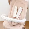 Toalla Salivadera para Reposabrazos de Cochecito Absorbente y Transpirable Juego de Tres Piezas Protector de Reposabrazos para Cochecito de Bebé Cubierta Antivoracidad para Reposabrazos