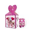 Caja de dulces con estampado de dibujos animados para decoración de fiestas infantiles, caja de refrigerios, caja de embalaje variada, caja de manzana, 6 piezas