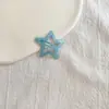 Estilo coreano diy tinta colorida estrela de cinco pontas BB clip infantil lateral grampo de cabelo acessórios de cabelo acessórios de cabelo