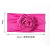 Elegante sombrero de tortuga elástico rosa retro, sombrero nacional baotou de estilo europeo y americano de Amazon transfronterizo.
