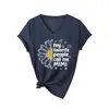 Mis personas favoritas llaman Amazon eBay estación independiente camiseta de mujer de manga corta con cuello en V moderna y elegante