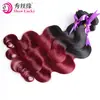 Fábrica de Xuchang Mayorista Transfronterizo de Pelucas Extensiones de Cabello Humano Onda Corporal 1B/Rojo